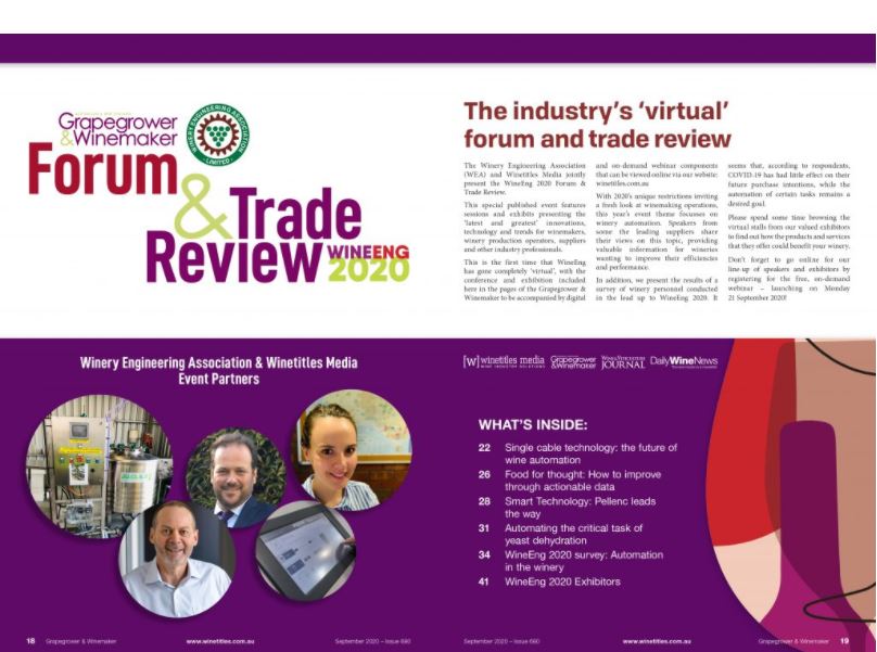 WINEENG 2020 Virtual Forum & Trade Review
